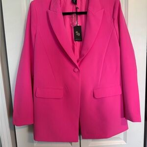 Sincerely Jules Fuchsia Blazer